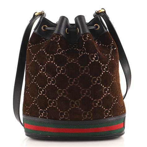 gucci bag bucket|gucci bucket bag velvet.